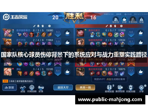 国家队核心球员伤停背景下的系统应对与战力重塑实践路径 国家队核心球员伤停背景下的系统应对与战力重塑实践路径